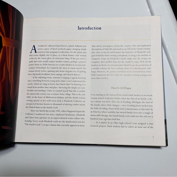 The Amish Cook Hardcover First Edition Book By Coblentz & Williams - Picture 10 of 16